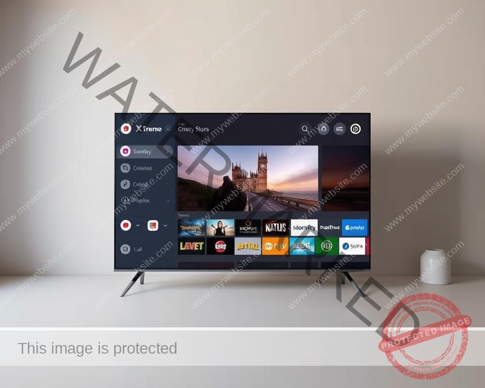 A sleek, modern user interface for Xtreme HD IPTV, designed with a focus on intuitive navigation and a seamless viewing experience. The foreground displays a clean, minimalist layout with crisp iconography and intuitive menu options, allowing users to effortlessly browse and select their favorite live TV channels, on-demand content, and streaming services. The middle ground showcases a high-definition, widescreen preview of the currently selected channel, showcasing the platform's exceptional visual quality. The background features a soft, gradient-based color scheme that complements the interface's sophisticated aesthetic, creating a visually pleasing and immersive environment. Soft, directional lighting illuminates the scene, accentuating the interface's depth and adding a sense of depth and dimensionality. The overall mood is one of sleek, modern elegance, inviting users to enjoy a premium IPTV experience. A sleek, modern user interface for Xtreme HD IPTV, designed with a focus on intuitive navigation and a seamless viewing experience. The foreground displays a clean, minimalist layout with crisp iconography and intuitive menu options, allowing users to effortlessly browse and select their favorite live TV channels, on-demand content, and streaming services. The middle ground showcases a high-definition, widescreen preview of the currently selected channel, showcasing the platform's exceptional visual quality. The background features a soft, gradient-based color scheme that complements the interface's sophisticated aesthetic, creating a visually pleasing and immersive environment. Soft, directional lighting illuminates the scene, accentuating the interface's depth and adding a sense of depth and dimensionality. The overall mood is one of sleek, modern elegance, inviting users to enjoy a premium IPTV experience.